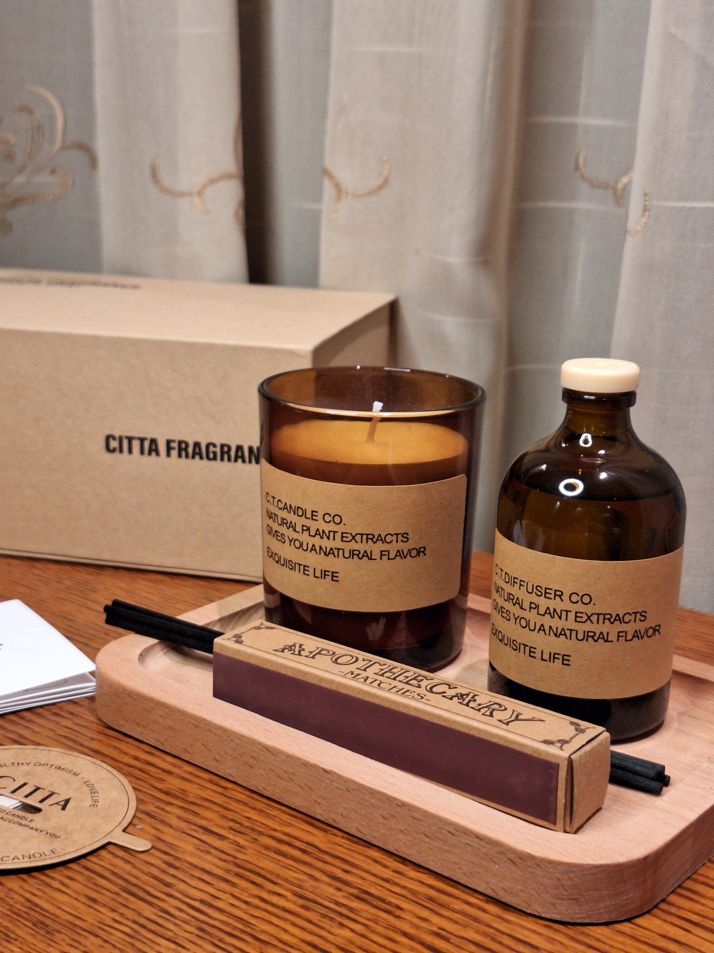 "Tranquil Escape" Candle & Diffuser Gift Set