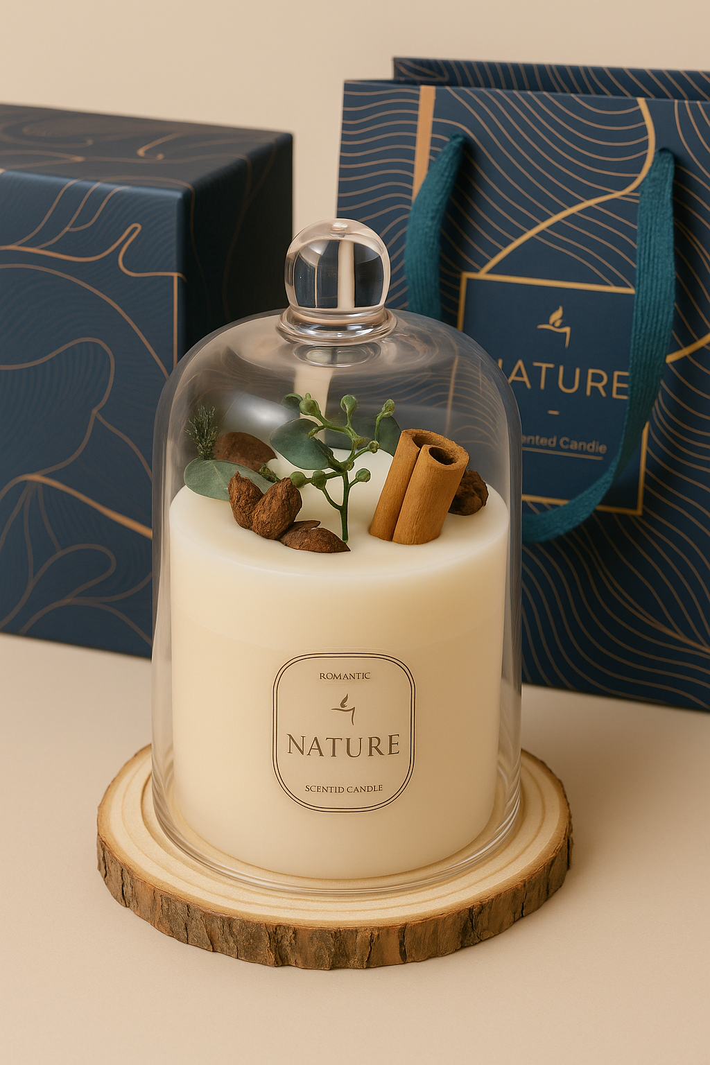 "Bois d'Eucalyptus" — Luxury Candle With Dome